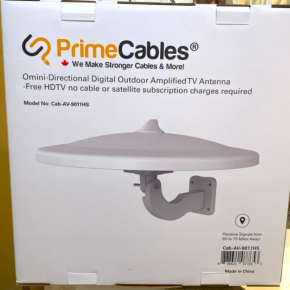 Omni directional digital outdoor amplified tv antenna